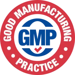 GMP badge from supplied Vision Hero artwork